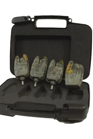 Coffret 3 Détecteurs + Centrale Carp Addict Camo (Vert, Rouge et Bleu) Prix Bas