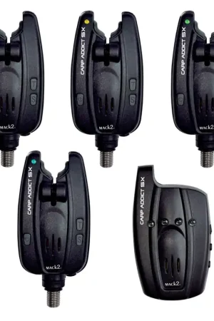 Coffret 4 détecteurs carpe mack2 carp addict sx alarm set + centrale Meilleur Choix