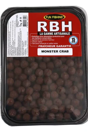 Paiement Sécurisé Bouillette Fun Fishing RBH Boilies Monster Crab 800g