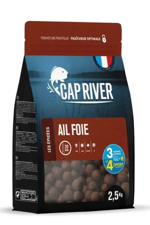 Offre Spéciale Bouillettes Cap River Ail Foie 2.5kg