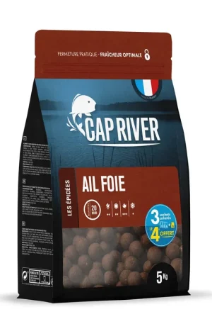 Bouillettes Cap River Ail Foie 5kg Authentique