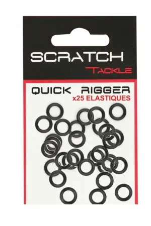 Elastiques scratch tackle pour quick rigger Jusqu'à Épuisement Des Stocks