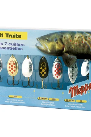 Kit de cuillères tournantes Mepps Kit Truite Meilleure Vente
