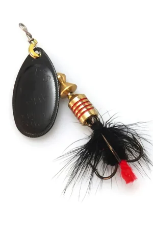 Vente Flash Cuillère Tournante Mepps Aglia Mouche Noire