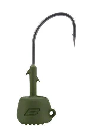 T&ecirc;te Plomb&eacute;e BKK Silent Chaser-Draggin' Ned Green #1/0 (x4) Jusqu'à Épuisement Des Stocks