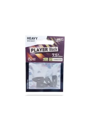 Promotion Saisonnière Cales Tungstènes Fiiish Blaster Shad Player Block 7.5g (x4)