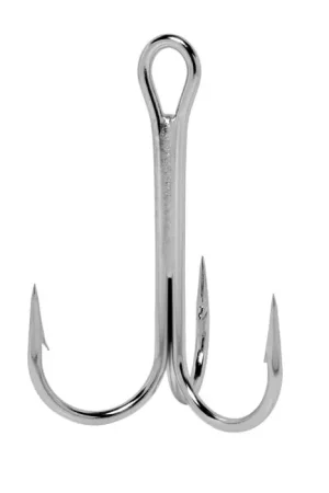 Dernier Modèle Hame&ccedil;ons triples carnassier vmc 9649 nickel&eacute;s (x10)