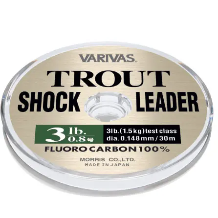 Fluorocarbone Varivas Trout Shock Leader 30m Bon Plan