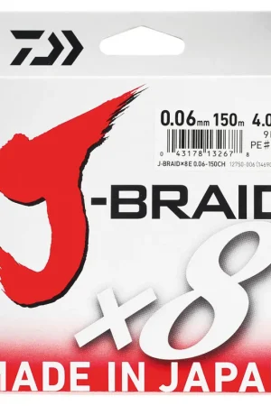 Tresse Daiwa J-Braid x8 Dark Green 150m Nouveauté