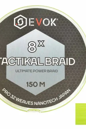 Tresse Evok Tactikal Braid 8x Jaune 150m Offre Spéciale