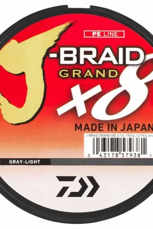 Tresse daiwa jbraid grand multicolor (8 brins) bobine de 300m Usine Directe