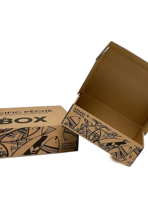 Box cadeau Pacific p&ecirc;che 25x20x8cm Top Vente