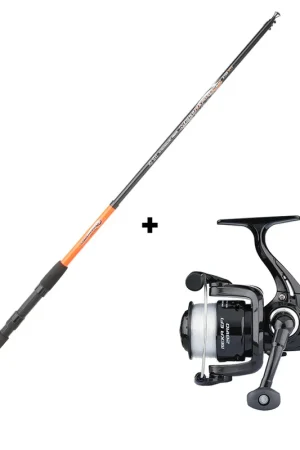 Remise Ensemble Canne Fish Instinct Melody Telespin 2.10m, 10-30g + Moulinet Meka Efi 201 Rd + Nylon 0.23mm