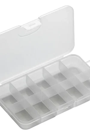 Bo&icirc;te &agrave; accessoires carnassier plastilys boite 10 cases Populaire