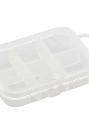 Bo&icirc;te &agrave; accessoires Plastilys boite 6 cases 9.1 x 6.6 x 2.2cm Populaire
