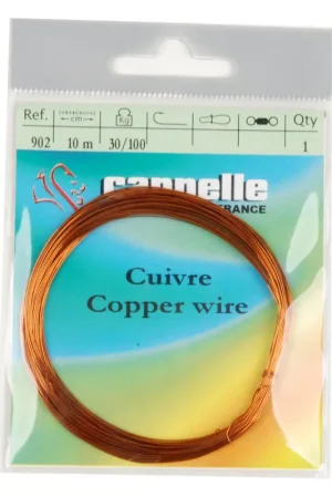 Accessoire Monture Mort Manié Cannelle Fil de Cuivre 10m Quantité Limitée