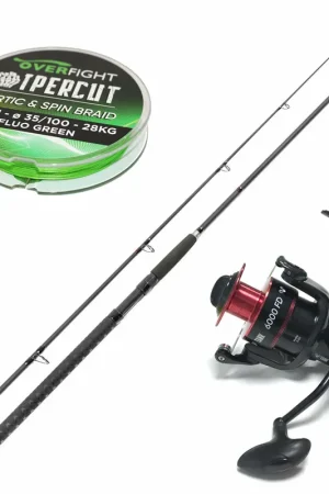 Pack Silure au leurre Tank Heavy Spin 2.70m +Tank 6000FD + Ipercut Spin and Vertic Braid 0.35mm Populaire