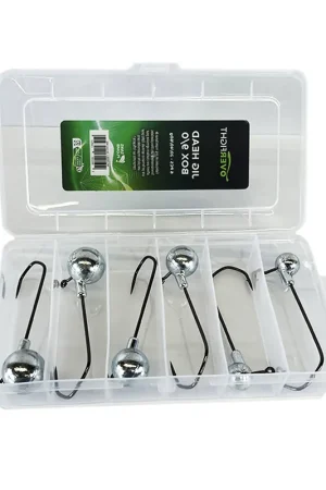 Lot Têtes Plombées Overfight Jig Head Box #9/0 (x6) Top Vente