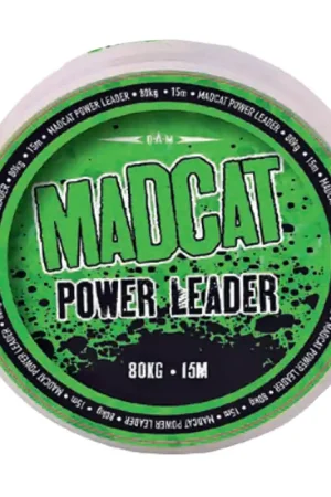 Tresse à bas de ligne silure madcat power leader 15m Nouvelle Collection