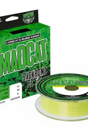 Meilleur Prix Tresse Madcat Backbone Pe X8 300m Chartreuse