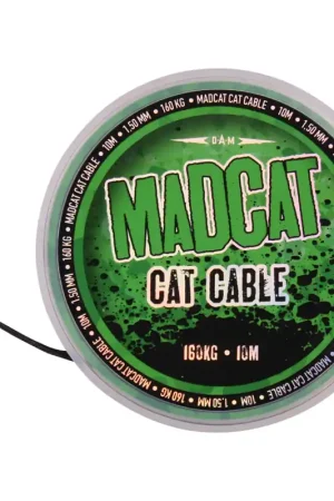 Prix Réduit Tresse à bas de ligne silure madcat cat cable 1.35mm 160kg 10m