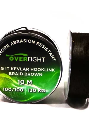 Tresse Overfight Rig It Kevlar Hooklink Braid Brown 100/100 10m Must-Have