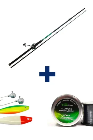 Pack Tank Heavy Spin + Monofilament + Leurre Nouvelle Collection