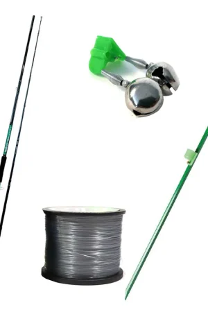 Pack P&ecirc;che du silure Overfight Combo Tank Allround 3m, Max 600g + Fil + Pique + Grelot Meilleure Vente