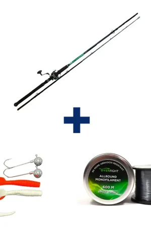 Pack Tank Heavy Spin + Monofilament + Leurre Prix Promo