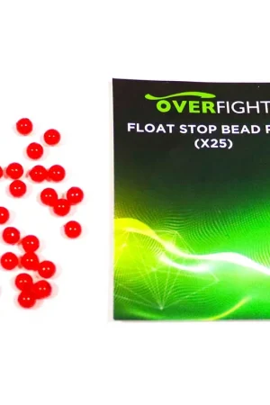 Marque Perles Overfight Float Stop Bead Red x25