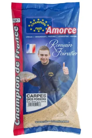 Amorce Champion Feed Carpe et Gros Poissons Champion De France 1kg Marque
