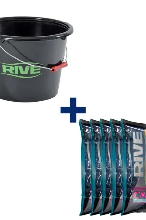Pack Seau + 5kg d'Amorce Carpe Expédition Rapide
