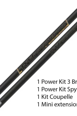 Pack Rive R16 Specimen Pro + Power Kit Spy 2 brin + Power Kit 3 brin + Mini extension + Kit Coupelle Offre Exclusive