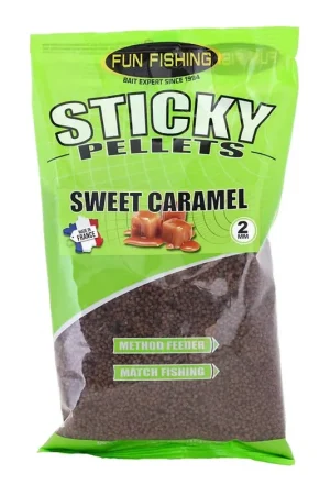 Sticky Pellet Funn Fishing Sweet Caramel 2 mm 650 g Prix Promo