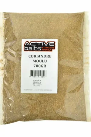 Farine Active Baits Coriandre Moulue 700g Certifié
