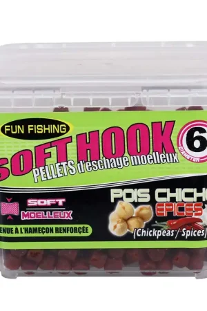Pellet d'Eschage Soft Hook Pellets Pois Chiche Epice 110G Commander Maintenant