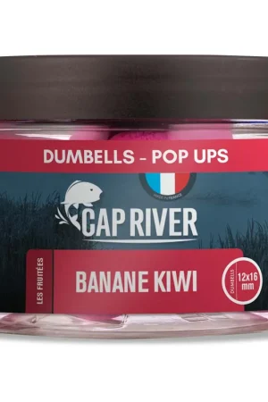 Dumbells Pop Up Cap River Banane Kiwi 12x16mm Prix Réduit