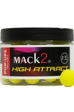 Authentique Pop up Mack2 Sweet Scopex fluo 15 mm