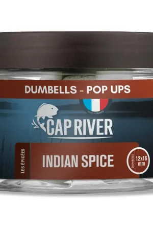 Dumbells Pop Up Cap River Indian Spice 12x16mm Commande En Gros