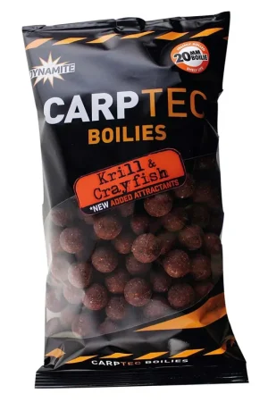 Vente Flash Bouillettes Dynamite Baits Carptec KRILL & CRAYFISH 1.8kg
