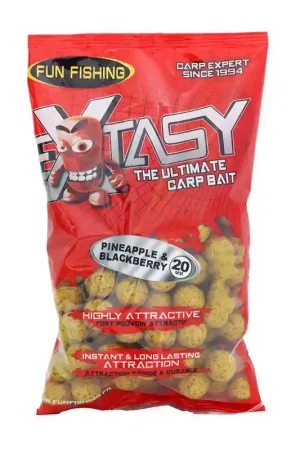 Bouillettes funfishing extasy Pineapple et Blackberry 800gr Bon Plan