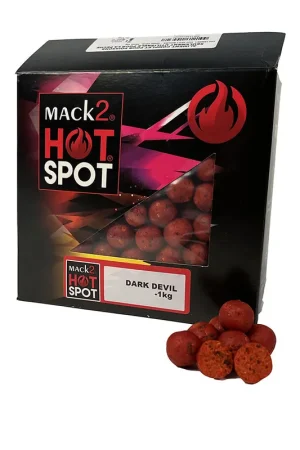 Nouvel Arrivage Bouillettes carpe mack2 dark devil boilies 1kg
