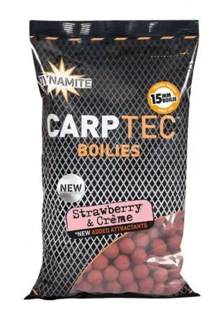 Bouillettes Dynamite Baits Carptec Strawberry Crème 1.8kg Offre Du Jour