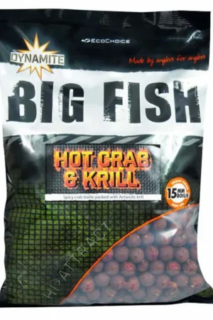 Bouillettes Dynamite Baits Big Fish Hot Crab et Krill 1kg Prix Promo
