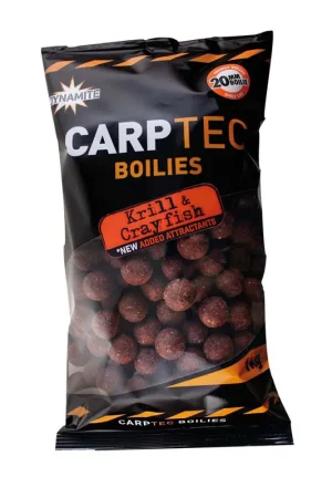 Marque Bouillettes Dynamite Baits Carptec Krill et Crayfish 900gr