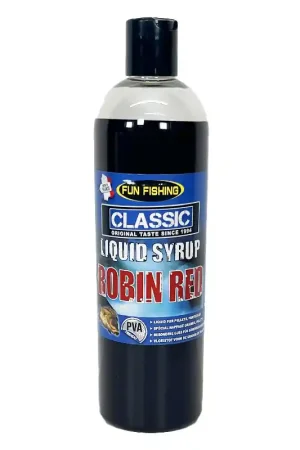 Booster Fun Fishing Classic Liquid Syrup Robin Red 480ml Retour Gratuit