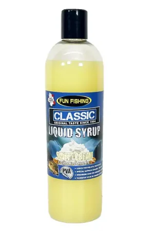 Booster Fun Fishing Classic Liquid Syrup Sweet Cream 480ml Top Vente