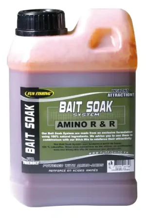 Marque Booster carpe fun fishing bait soak system amino r 1l