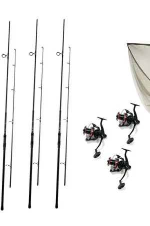 Pack 3 Nomad XTR 10 3lbs + 3 Nomad Xtr 5000 Fd + Epuisettes Nomad XTR Commander Maintenant