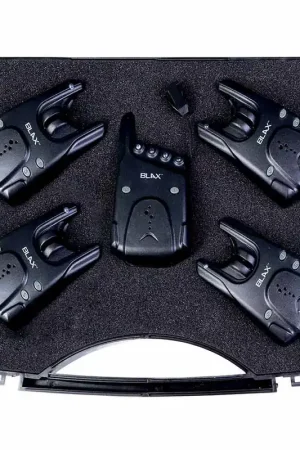 Detecteur Carp Strict Blax VXR Alarm Set 4+1 N Meilleure Vente